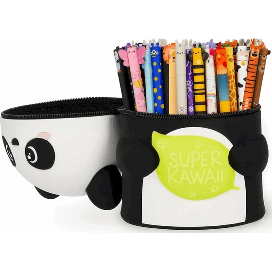 Κασετίνα Σιλικόνης Legami Super Kawaii 2in1 Panda image 4