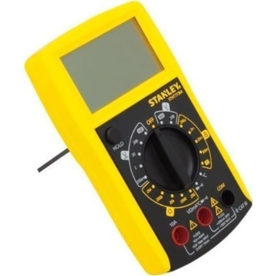 Ψηφιακό Πολύμετρο STANLEY STHT0-77364 Τάσης, Έντασης και Αντίστασης Κίτρινο image 1