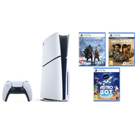 Sony PlayStation 5 - 1TB & Astro Bot & God of War Ragnarok & Uncharted: Legacy of Thieves Collection