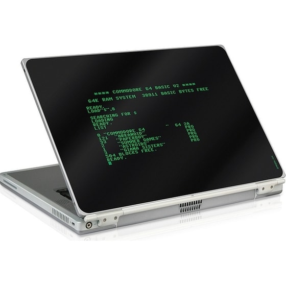SpeedLink Lares Commodore αυτοκόλλητο για Laptop 15" Μαύρο image 1