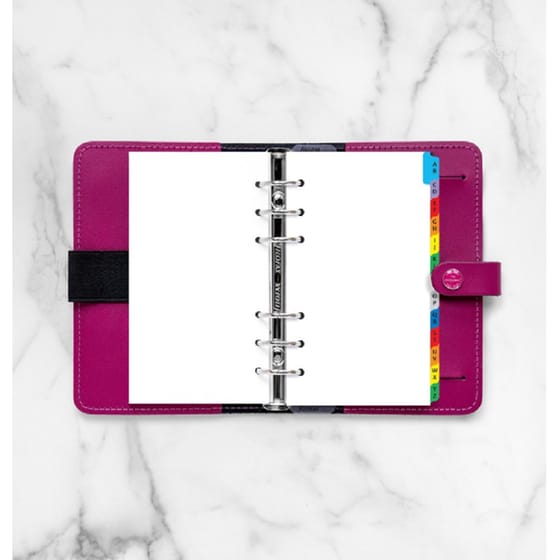 Ανταλλακτικά Φύλλα Filofax Α-Ζ Index Latin Χρωματιστά image 4