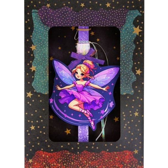 Λαμπάδα Synchronia Νεράιδα Purple image 2