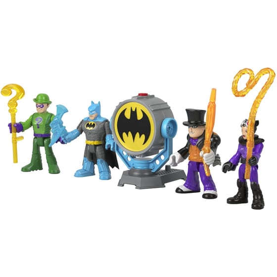 Imaginext Batman Bat-Tech Signal Φιγούρες Σετ των 4 image 2