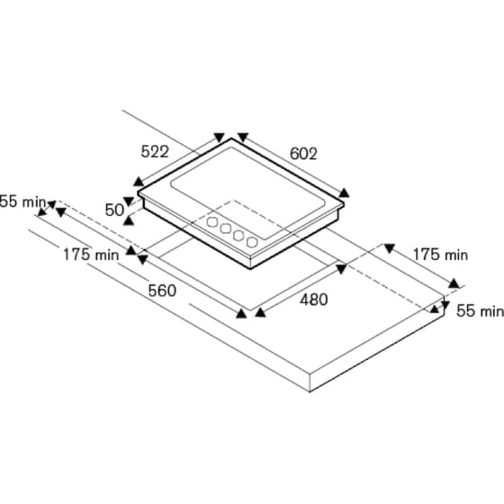 BERTAZZONI P604LHERAG(GN) 60.2 Μπεζ Εστία Φυσικού Αερίου Αυτόνομη image 1