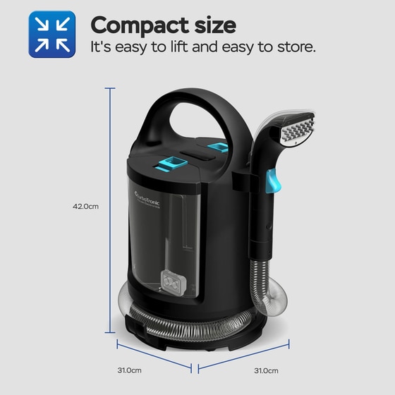 TURBOTRONIC TT-AQV600 500 W Μαύρο Σκούπα Υγρών και Στερεών image 15