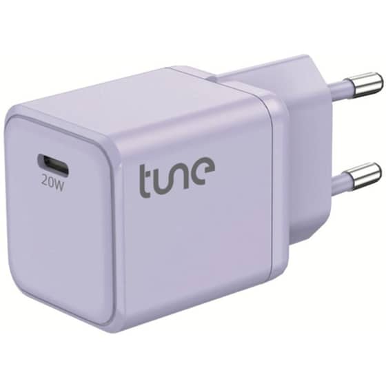 Φορτιστής Πρίζας Tune Turbo PD Type-C Wall Charger USB-C 20W - Lilac image 0