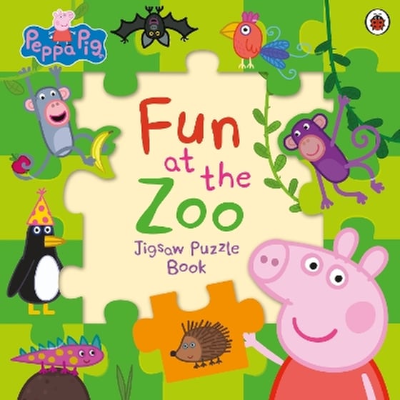 Peppa Pig: Fun at the Zoo Jigsaw Puzzle Book image 0