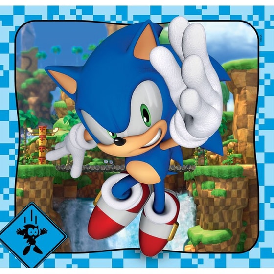 Παιδικό Παζλ Clementoni Super Color Sonic The Hedgehog (3x48 Κομμάτια) image 2