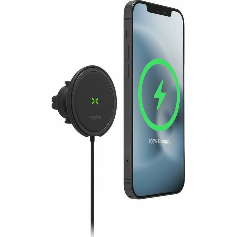 MOPHIE Ασύρματος Φορτιστής Mophie Snap Plus Vent Mount MagSafe 15W USB-C - Black