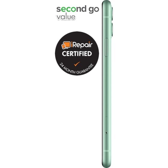Μεταχειρισμένο Apple iPhone 11 128GB Green second go value Certified by iRepair image 5
