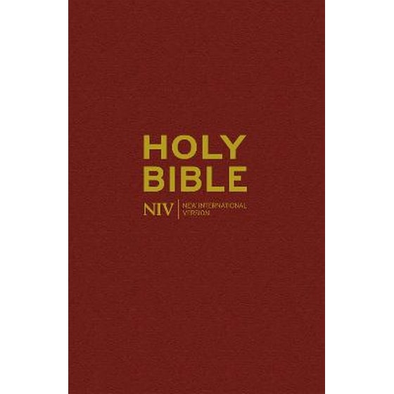 NIV Popular Burgundy Hardback Bible image 0