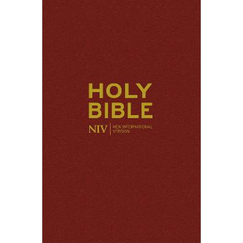 NIV Popular Burgundy Hardback Bible