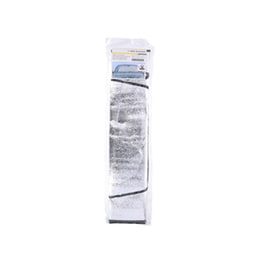 Dunlop Universal Εσωτερική Ηλιοπροστασία "metallic White" Κάλυμμα Παρμπρίζ Αυτοκινήτου, 130x60cm
