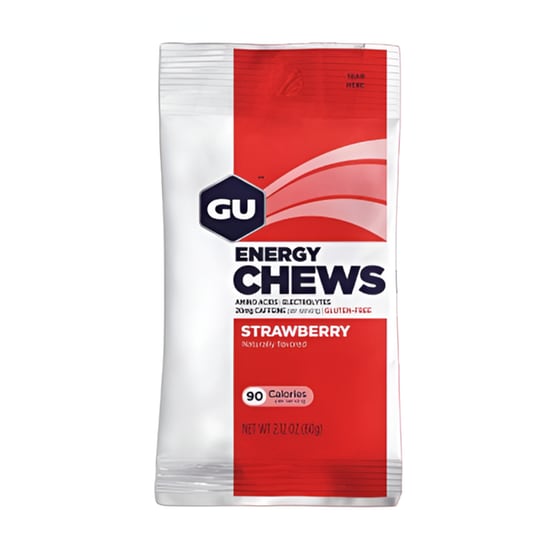 Ενεργειακά Καραμελάκια Gu Energy Chews Φράουλα - 60gr image 0