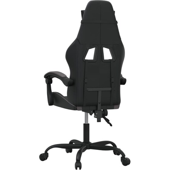 Καρέκλα Gaming VIDAXL 349595 από Τεχνητό Δέρμα - Μαύρο image 3