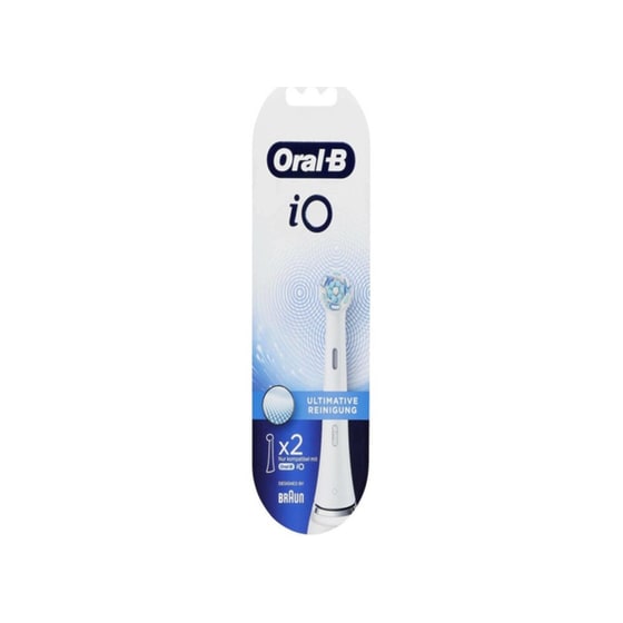 Ανταλλακτικές Κεφαλές ORAL-B iO ULTIMATE CLEAN 2 Τμχ για Ηλεκτρική Οδοντόβουρτσα Λευκό image 1