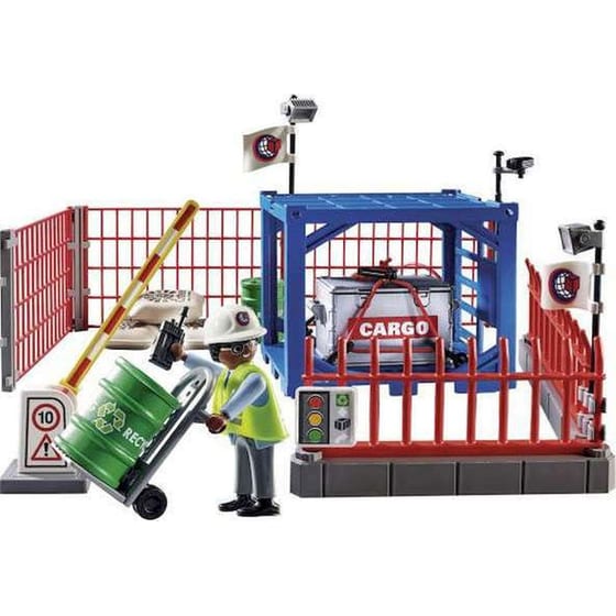 PLAYMOBIL® City Action Σταθμός Cargo (70773) image 3