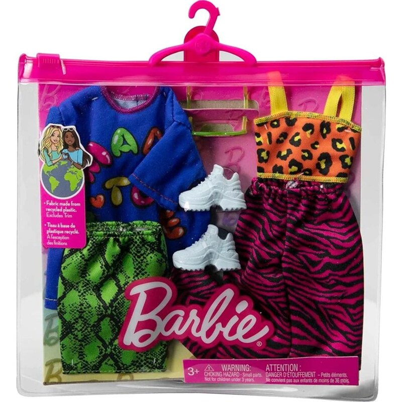 Μόδες Barbie – Σετ Των 2 – Φόρεμα Animal Print