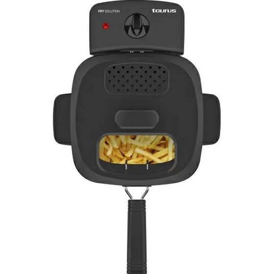 TAURUS FRY SOLUTION με Αποσπώμενο Κάδο 2000 W 1.5 L Inox Φριτέζα Λαδιού image 1