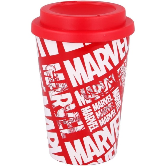 Κούπα Μεταφοράς Stor Avengers Πλαστική 390 ml - Κόκκινο image 3