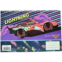 Μπλοκ Ζωγραφικής Gim Α4 Σπιράλ Cars 30 Φύλλων