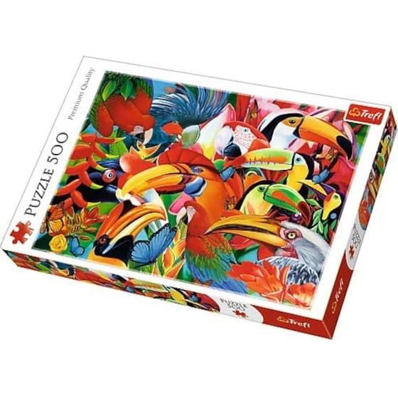 Παζλ Trefl 500 Colourfull Birds image 0