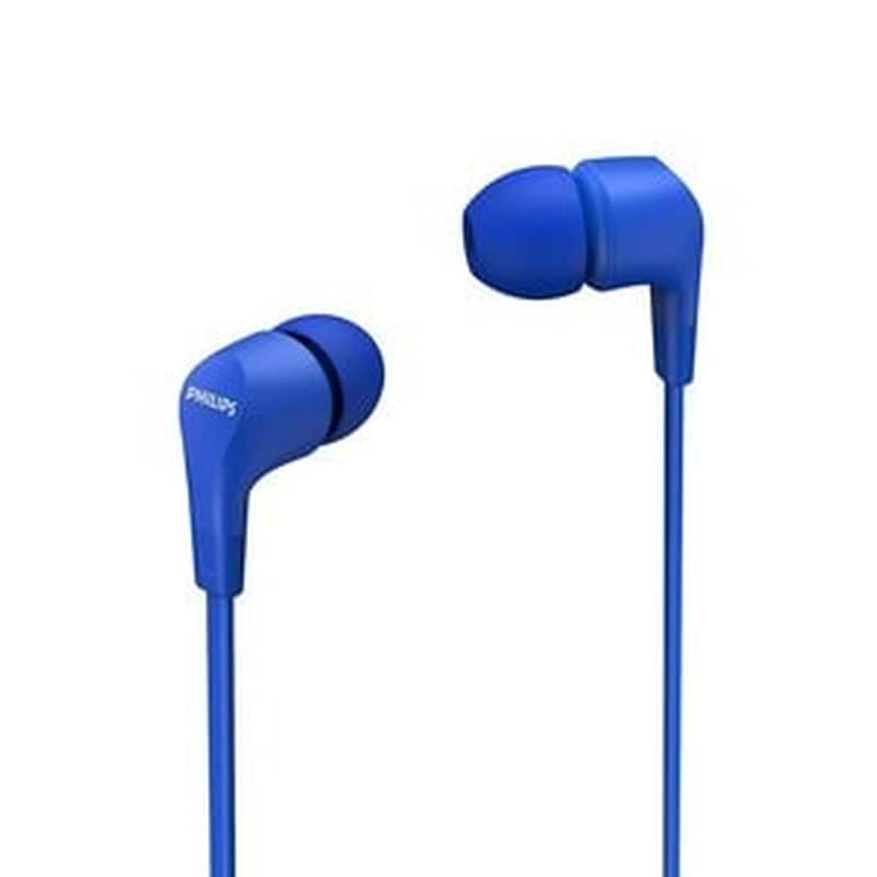 PHILIPS Ακουστικά Handsfree Philips TAE1105 3.5mm Jack - Μπλε