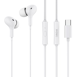 Ακουστικά Handsfree Celebrat D13 USB-C - Λευκά