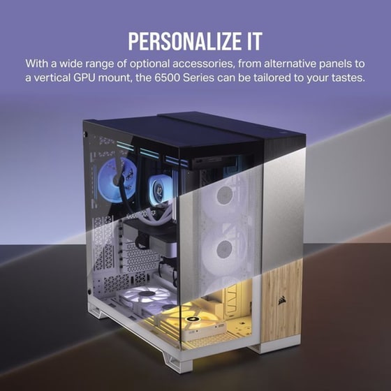 Κουτί Desktop Corsair 6500X Dual Chamber Midi Tower image 11