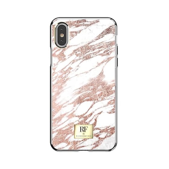 Θήκη Apple iPhone X/XS - Richmond & Finch Back Cover - Rose Gold Marble image 0