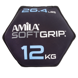 Δίσκος Βαρίδιο Amila 90756 Soft Grip - 12 kg
