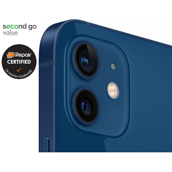 Μεταχειρισμένο Apple iPhone 12 64GB Blue second go value Certified by iRepair image 3