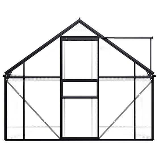Vidaxl Θερμοκήπιο Ανθρακί 4,75 Μ² Αλουμινίου image 3
