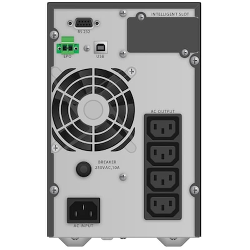 Powerwalker Vfi 1000 Tg Uninterruptible Power Supply Double-conversion 900 W 4 Ac Outlet(s)