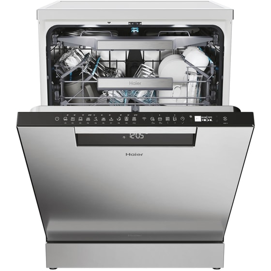 HAIER XF 4A4M4PDX για 14 Σερβίτσια Inox με WiFi Πλυντήριο Πιάτων image 1