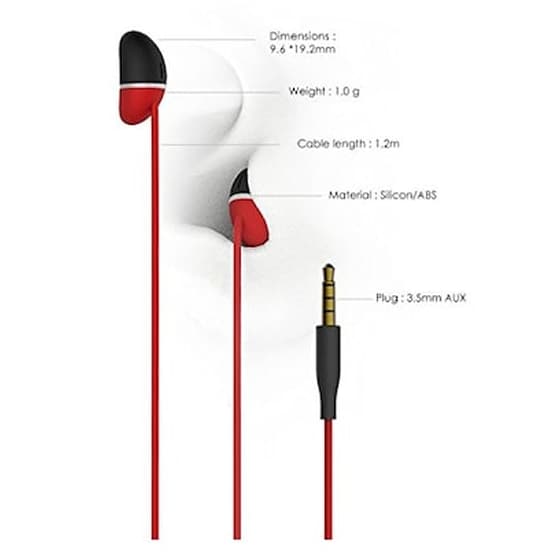 Ακουστικά Handsfree Allocacoc Bass Lightning  - Γκρι image 4