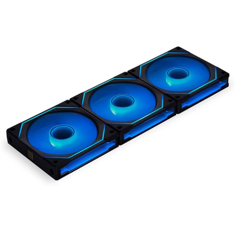 Case Fan Lian Li UNI Fan SL-Infinity Reverse Blade 120mm με RGB Φωτισμό και Σύνδεση 3-Pin / 4-Pin PWM 3τμχ