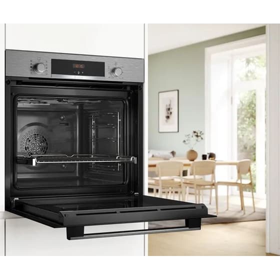 BOSCH HQA514ES3 71 Lt Inox Εντοιχιζόμενος Φούρνος Άνω Πάγκου image 3