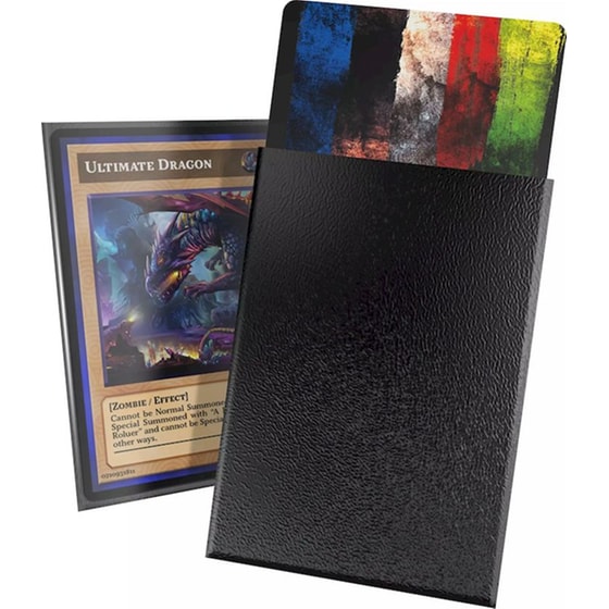 Ultimate Guard Cortex Card Sleeves Japanese Small Size - Matte Black (60 Sleeves) image 1