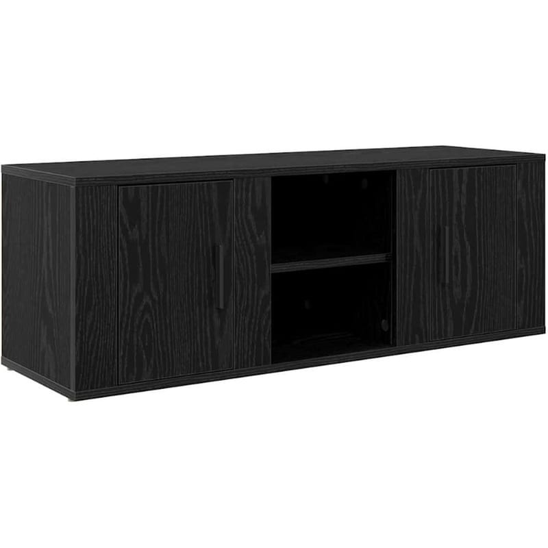 Έπιπλο Τηλεόρασης VidaXL 100 x 31 x 35 cm - Μαύρη Οξιά