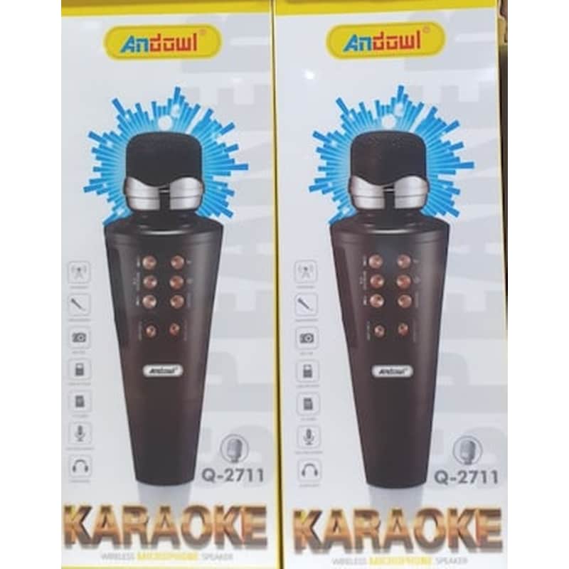 Ασύρματο Μικρόφωνο Ηχείο Karaoke Q-2711 Andowl