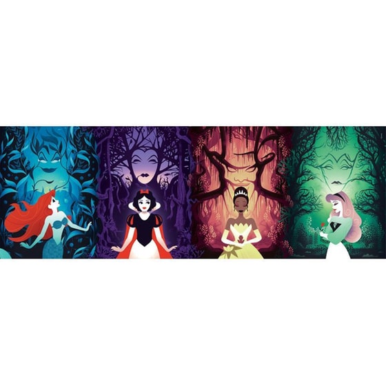 Παζλ Clementoni Panorama Disney Πριγκίπισσες (1000 Κομμάτια) image 1