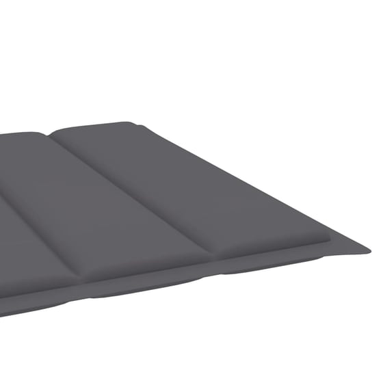 Ξαπλώστρα VidaXL από Μασίφ Ξύλο Ακακίας 200x68x30-86 cm - Γκρι/Ανθρακί image 8