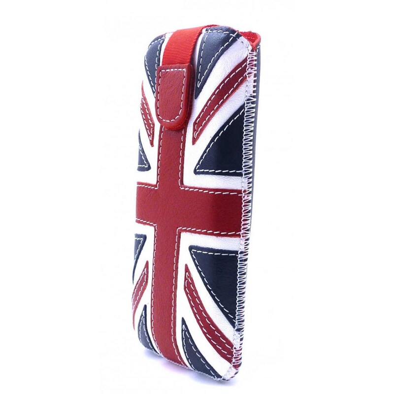 Θήκη Apple iPhone 5/iPhone 5s/iPhone Se – Ancus Protect Δέρμα – Navy Uk flag