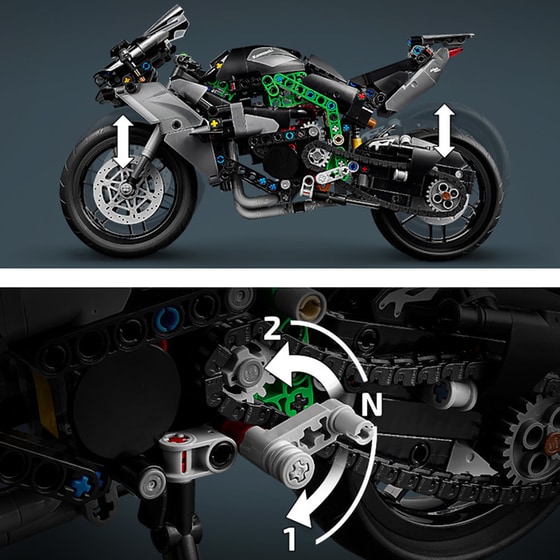 LEGO® Technic Kawasaki Ninja H2R Motorcycle (42170) image 7