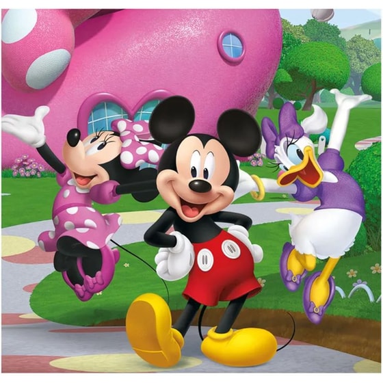 Παζλ Clementoni Super Color Mickey Mouse Club House (3x48 Κομμάτια) image 1