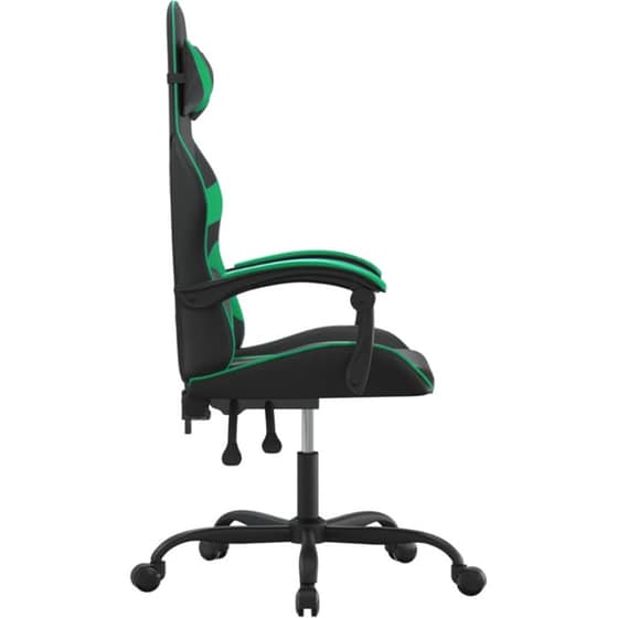 Καρέκλα Gaming VIDAXL 349546 από Τεχνητό Δέρμα - Μαύρο image 1