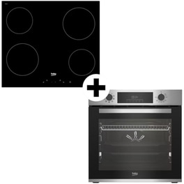 BEKO BBIM12300XDSE & HIC64400 E 72 Lt Εντοιχιζόμενο Σετ Φούρνος και Εστία