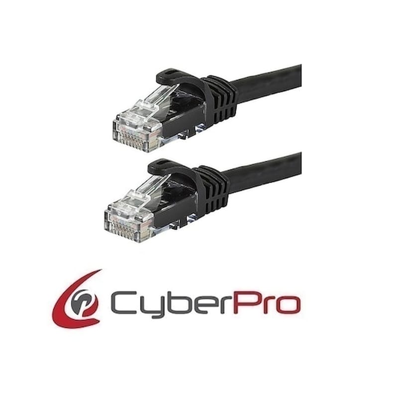 CYBERPRO Καλώδιο CyberPro U/UTP Cat.6 3m Black