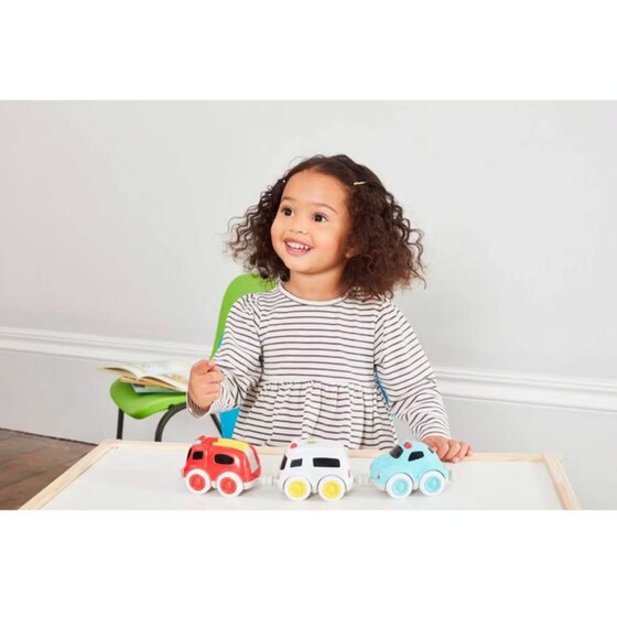 ELC Whizz World Μαγνητικό Σετ με Τρία Όχήματα Έκτακτης Ανάγκης image 2